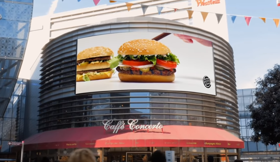 Burger King hid a Big Mac in every UK Whopper ad this year
